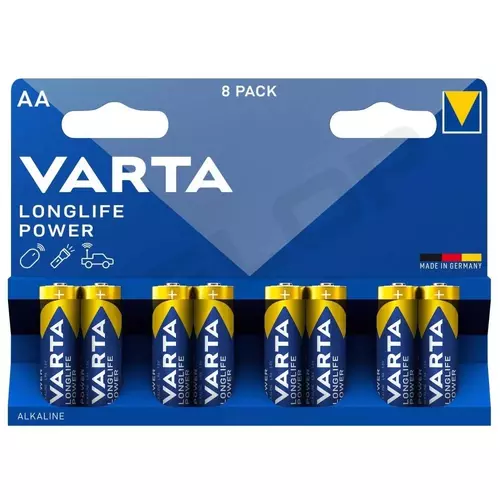 Bateria alkaliczna Varta LR6 LONGLIFE Power - blister 8 szt. 1