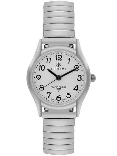 Zegarek PERFECT gumka damska silver X135-02 1