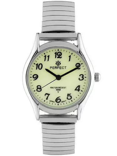 Zegarek PERFECT gumka damska silver XD135-03 1