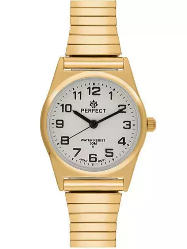 Zegarek PERFECT gumka damska gold XD164-04 1