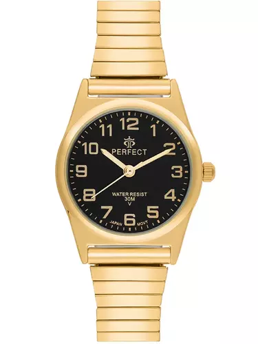 Zegarek PERFECT gumka damska gold X164-08 1