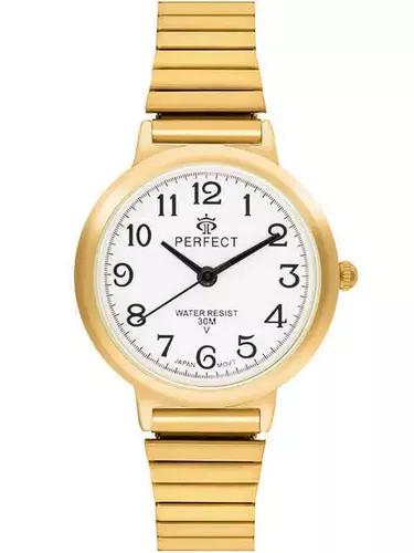 Zegarek PERFECT gumka damska gold XD283-04 1