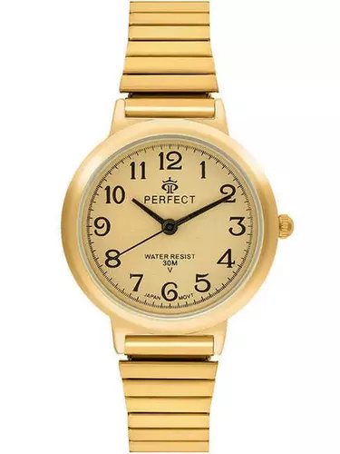 Zegarek PERFECT gumka damska gold XD283-05 1