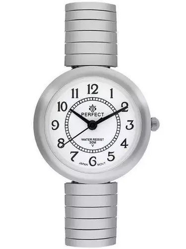 Zegarek PERFECT gumka damska silver XD556-01 1