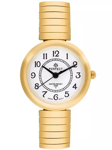 Zegarek PERFECT gumka damska gold XD556-02 1