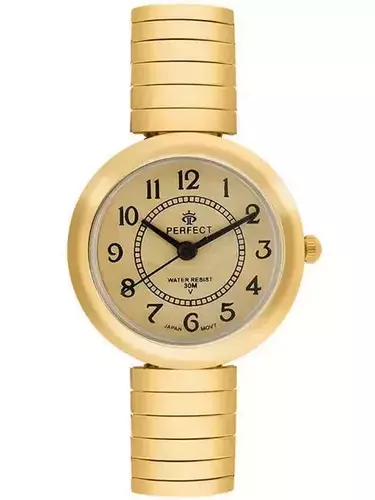 Zegarek PERFECT gumka damska gold X556-03 1