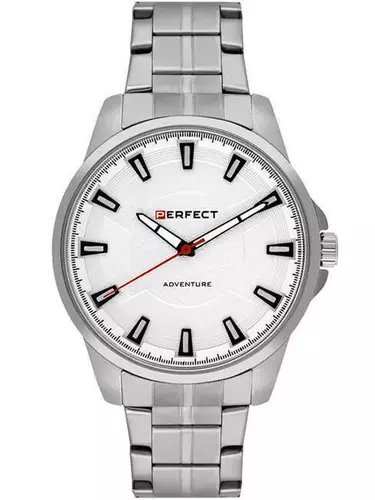 Zegarek PERFECT M143- 01  SILVER TARCZA SREBRNA 1