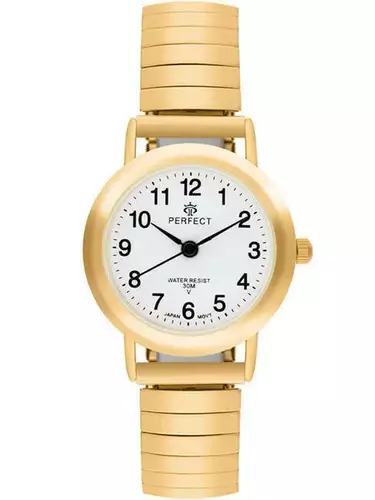 PERFECT GUMKA Damska XD008-03 GOLD tarcza BIAŁA 1