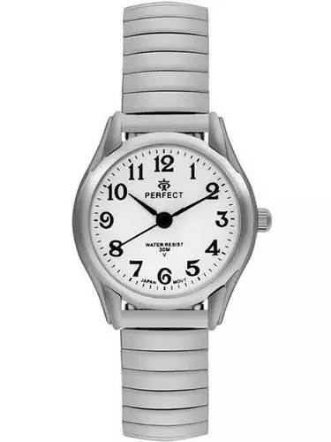 PERFECT GUMKA Damska  XD075 - 02 SILVER TARCZA SILVER 1