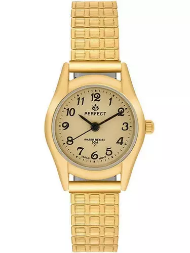 PERFECT GUMKA Damska  X133-03  GOLD tarcza złota 1