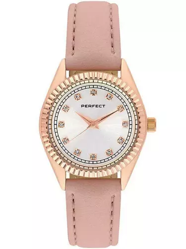 Zegarek PERFECT E392-06 IPG pasek różowy 1