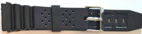 Pasek do  zegarka PCV 08  20mm czarny 1