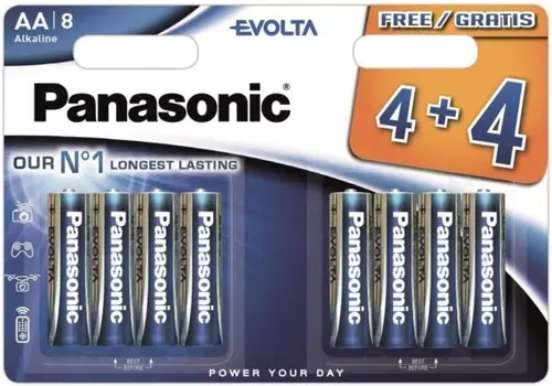 Bateria alkaliczna Panasonic LR6 AA EVOLTA - blister pak. po 8 szt. 1