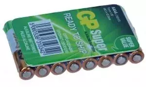 Bateria GP AAAA E96 LR61 - folia 8 szt. 1