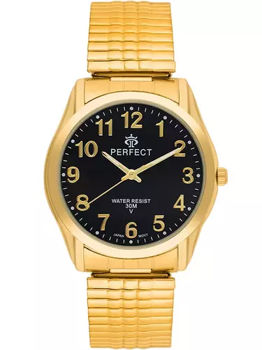 Zegarek Kwarcowy PERFECT X410-17 Gold Gumka męska 1