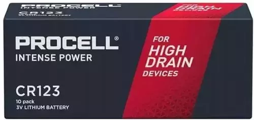 Bateria litowa Procell CR123 3V - blister 10 szt. 1