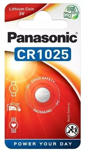 Bateria litowa Panasonic CR 1025 3V - Blister 1 szt. 1