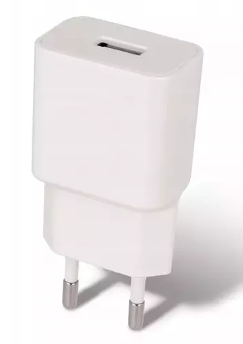 Ładowarka sieciowa biała 1A 1