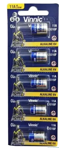Bateria alkaliczna Vinnic L1016 MN11 6V- blister 5 szt. 1