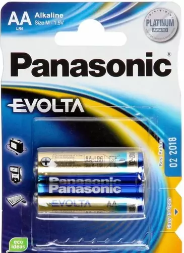 Bateria alkaliczna Panasonic LR6 AA EVOLTA - blister2 szt. 1