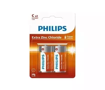 Bateria Philips R14 cynkowa B2 Longlife 1