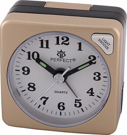 Budzik Kwarcowy Perfect A212 C2 CHAMPAGNE 1