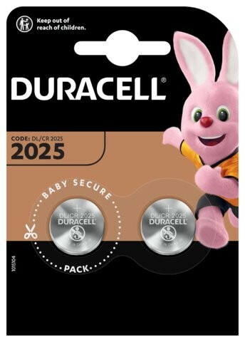 Bateria litowa Duracell CR2025 3V - blister 2 szt. 1