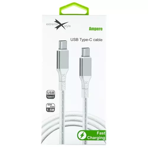 Kabel Ampere Typ C Typ C 1.5m biały 1