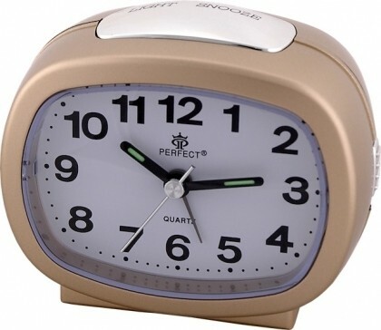 Budzik Kwarcowy Perfect A713 C2 CHAMPAGNE 1