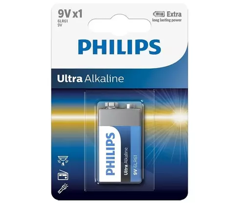 Bateria Philips 9V Ultra  - blister 1 szt  1