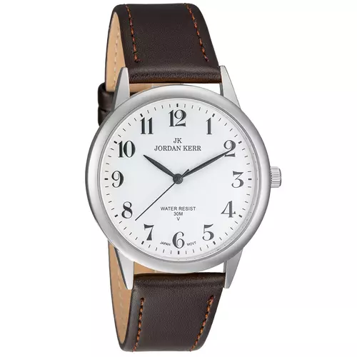 Zegarek JORDAN KERR LG001-04 IPS STANDARD MĘSKI pasek brązowy 1