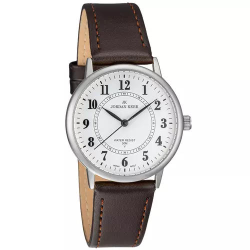 Zegarek JORDAN KERR LG005-04 IPS STANDARD pasek brązowy 1