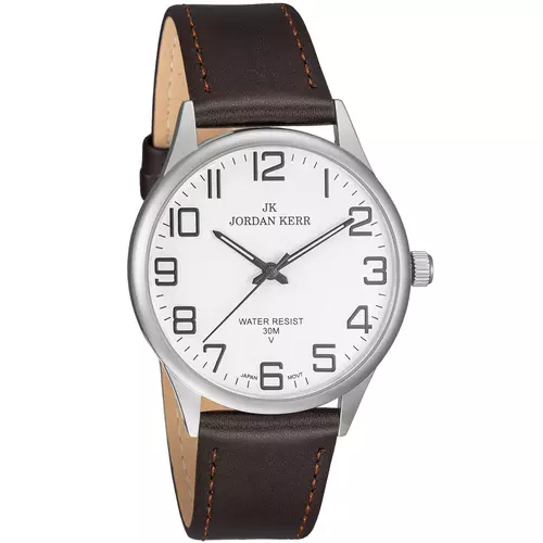 Zegarek JORDAN KERR LG006-04 IPS STANDARD pasek brązowy 1