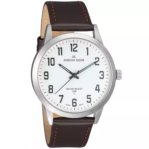 Zegarek JORDAN KERR LG008-04 IPS STANDARD pasek brązowy 1