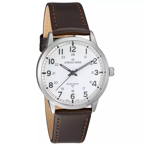 Zegarek JORDAN KERR LG010-04 IPS STANDARD pasek brązowy 1