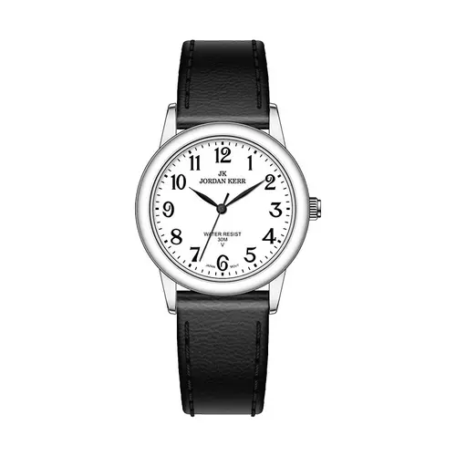 Zegarek JORDAN KERR LL011-03 IPS STANDARD pasek czarny tarcza biała 1
