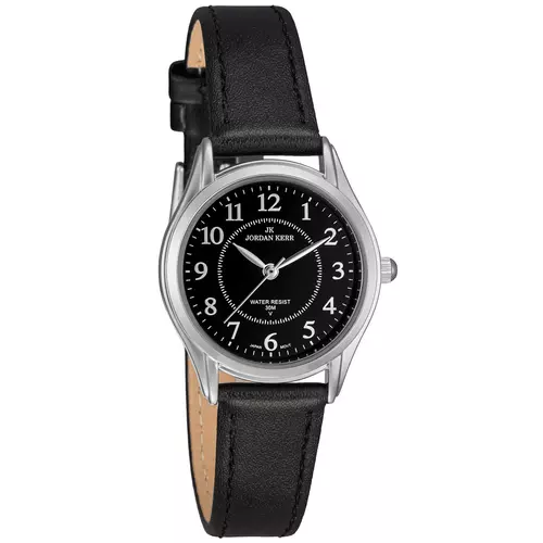 Zegarek JORDAN KERR LL012-01 IPS STANDARD DAMSKI pasek czarny tarcza czarna 1