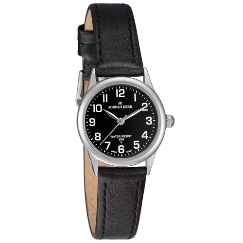 Zegarek JORDAN KERR LL013-01 IPS STANDARD DAMSKI pasek czarny tarcza czarna 1