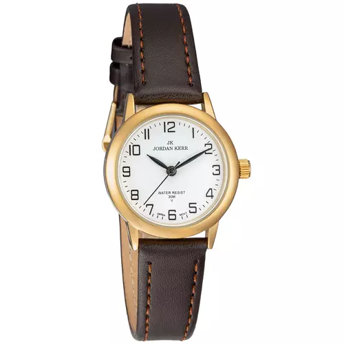 Zegarek JORDAN KERR LL014-10 IPG STANDARD DAMSKI pasek brązowy 1