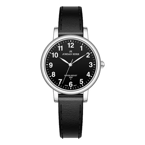 Zegarek JORDAN KERR LL015-01 IPS STANDARD DAMSKI pasek czarny tarcza czarna 1