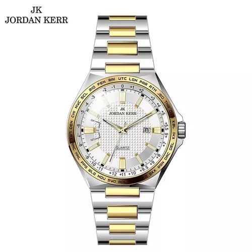Zegarek JORDAN KERR L1067 IPS/IPG Srebrna Tarcza 1