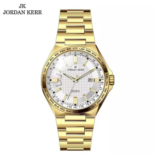 Zegarek JORDAN KERR L1067 IPG Srebrna Tarcza 1