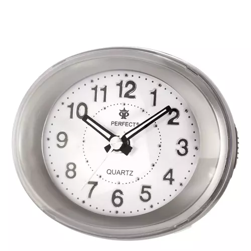 Budzik Kwarcowy PERFECT BB 09101 Srebrny 1