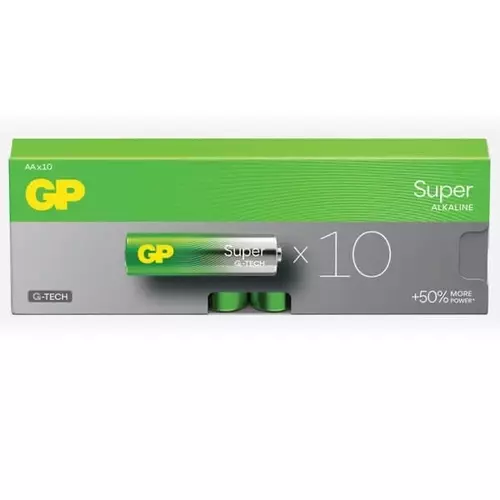 Bateria GP LR6 Super ALKALINE P10 1