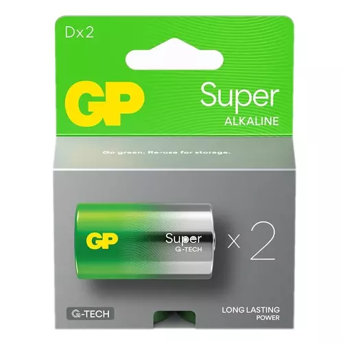 Bateria GP LR20 Super Alkaline - blister 2 szt 1