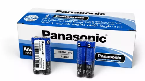 Bateria Panasonic R3 AAA -folia pak. po 2 szt. 1