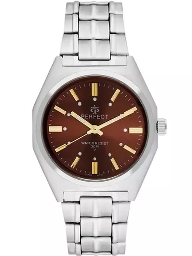 Zegarek Kwarcowy PERFECT P186-07 tarcza BORDO 1