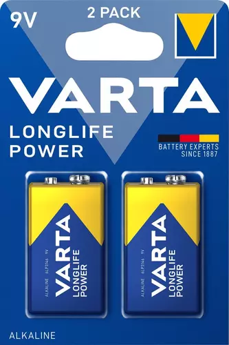 Bateria Varta 9V 6LR61 longlife Power Blister 2szt. 1