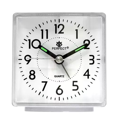 Budzik Kwarcowy Perfect S272C WHITE 1