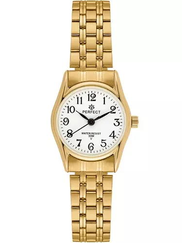 Zegarek PERFECT R02-11 Gold Metal Damski 1